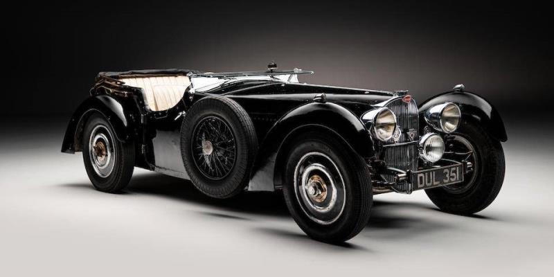 Sleeping Beauty Bugatti Sells for £4 Million at Bonhams Legends of the Road Sale
