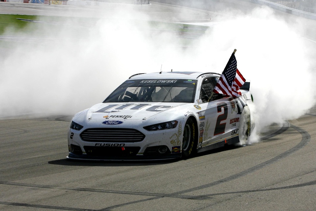 BRAD KESELOWSKI COMPLETES WEEKEND SWEEP WITH FIRST NASCAR SPRINT CUP SERIES WIN AT LAS VEGAS MOTOR SPEEDWAY
