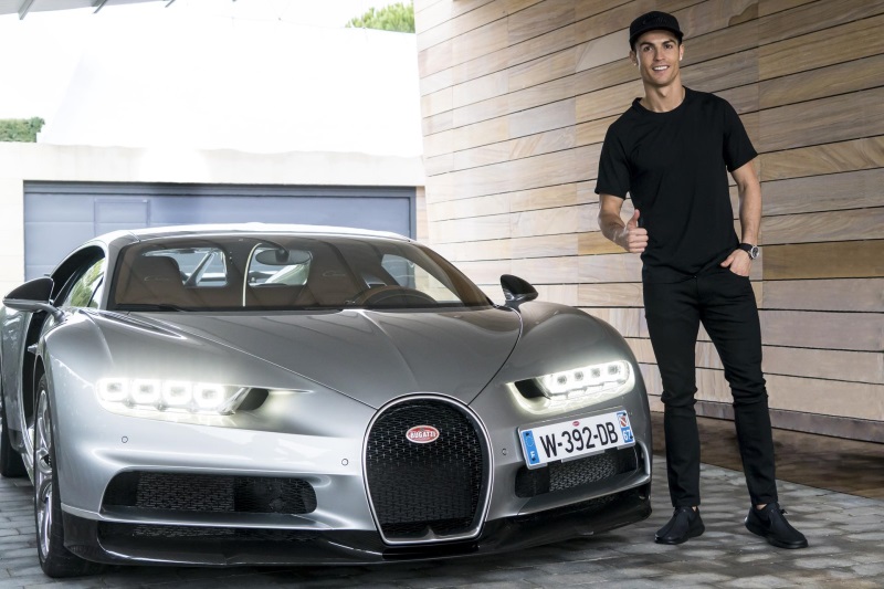 Tested & Approved By A Champion: Football Superstar Cristiano Ronaldo Gives Bugatti Chiron The Green Light