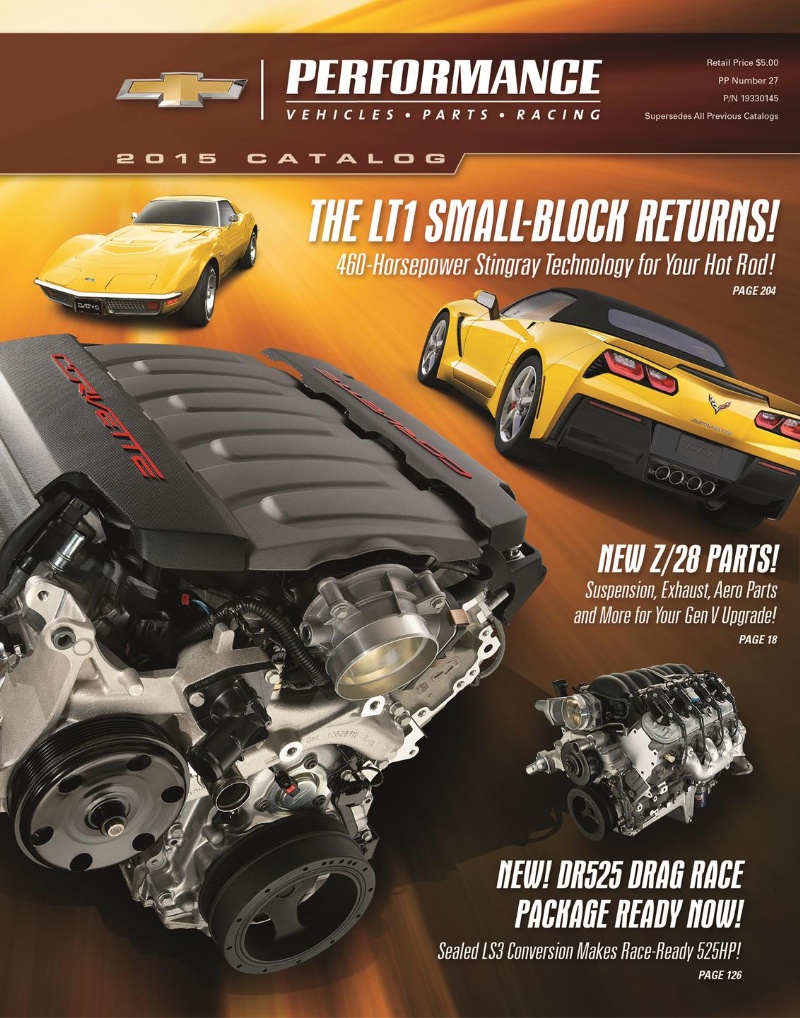 2015 Chevrolet Performance Catalog Packed with New Parts