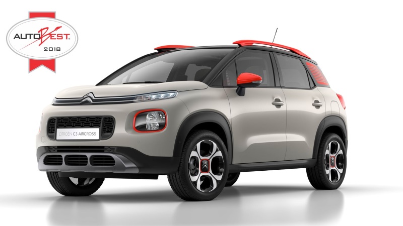 New Citroën C3 Aircross Compact SUV Wins 2018 Autobest Award