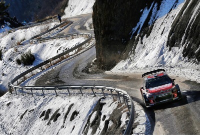 The C3 WRC Claims Its First Stage Win On The Col De Turini