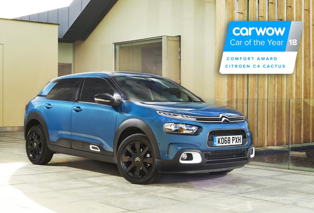 New Citroën C4 Cactus Wins 'Comfort Award' At The Very First Carwow Car Of The Year Awards