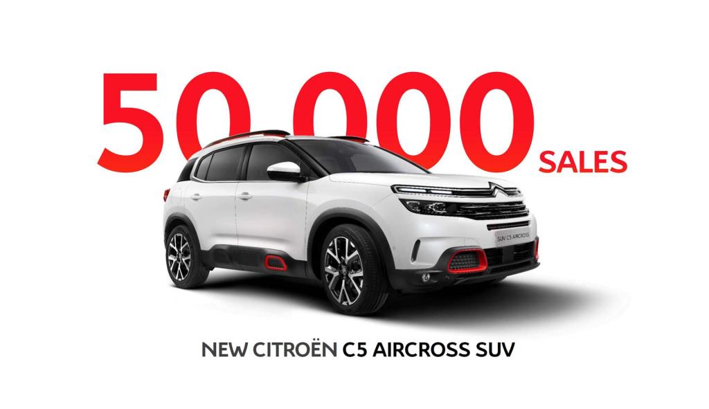 New Citroën C5 Aircross SUV Tops 50,000 Sales In First Six Months