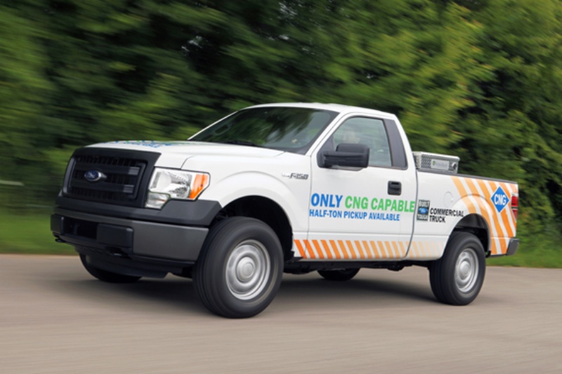 FORD F-150 TO OFFER ABILITY TO RUN ON COMPRESSED NATURAL GAS; SALES OF FORD CNG-PREPPED VEHICLES CONTINUE GROWTH