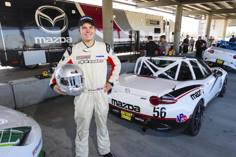 Matt Cresci Ready For The Challenges Of Professional Life In The Mazda MX-5 Cup