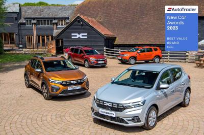 High five! Dacia is top for value at the Auto Trader New Car Awards for the fifth year