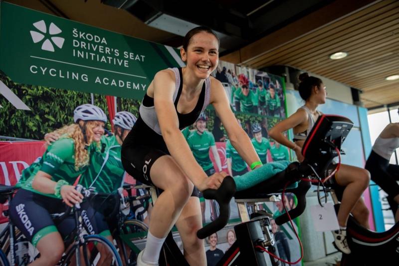 Three female riders selected to join Dame Sarah Storey at the ŠKODA DSI Cycling Academy