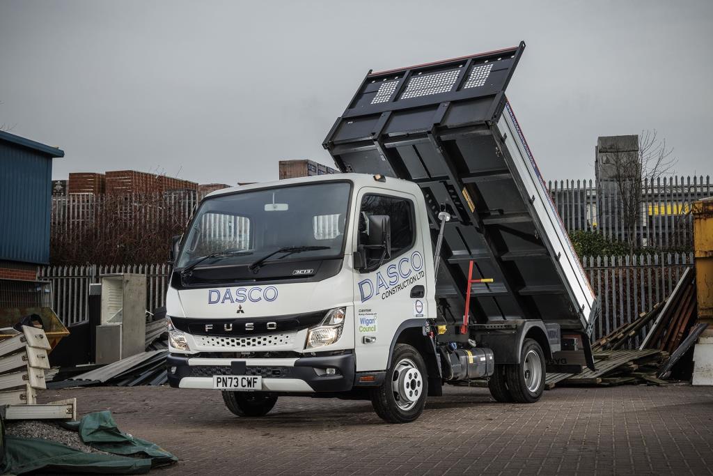 Dasco Construction builds for the future with tough FUSO Canter tippers