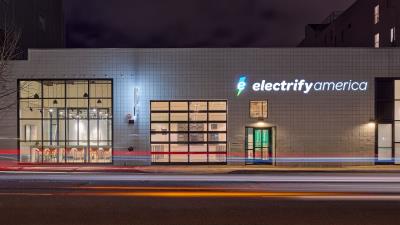 Electrify America Debuts First Indoor Flagship Station in San Francisco