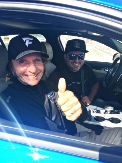 Racing Legend Emerson Fittipaldi Gets First Drifting Experience In All-New 2018 Kia Stinger GT At SEMA Show