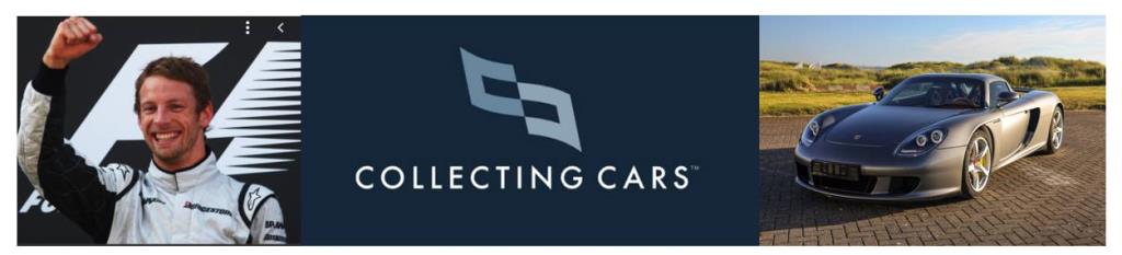 F1 Champion Jameson Button's Carrera Sells For $975,000 on Collecting Cars Platform