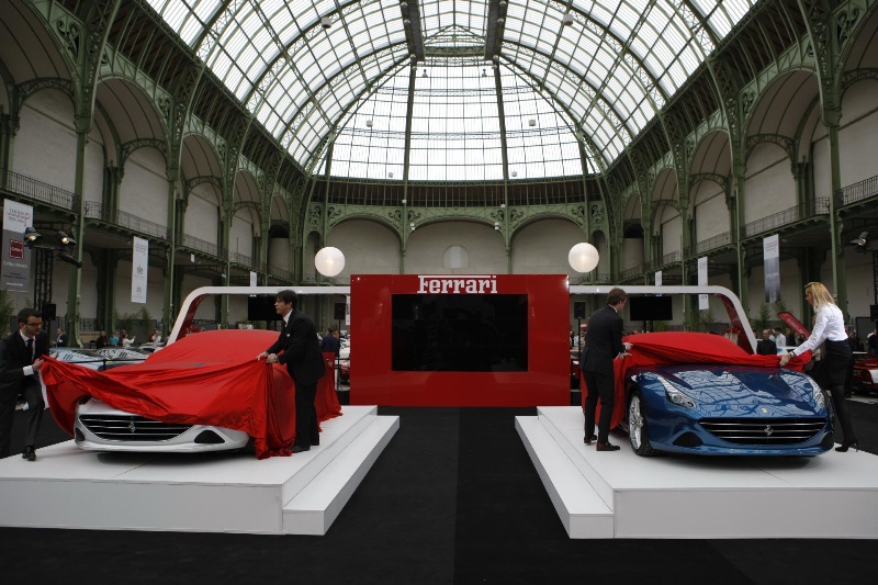 The Ferrari California T makes its French première at the Grand Palais
