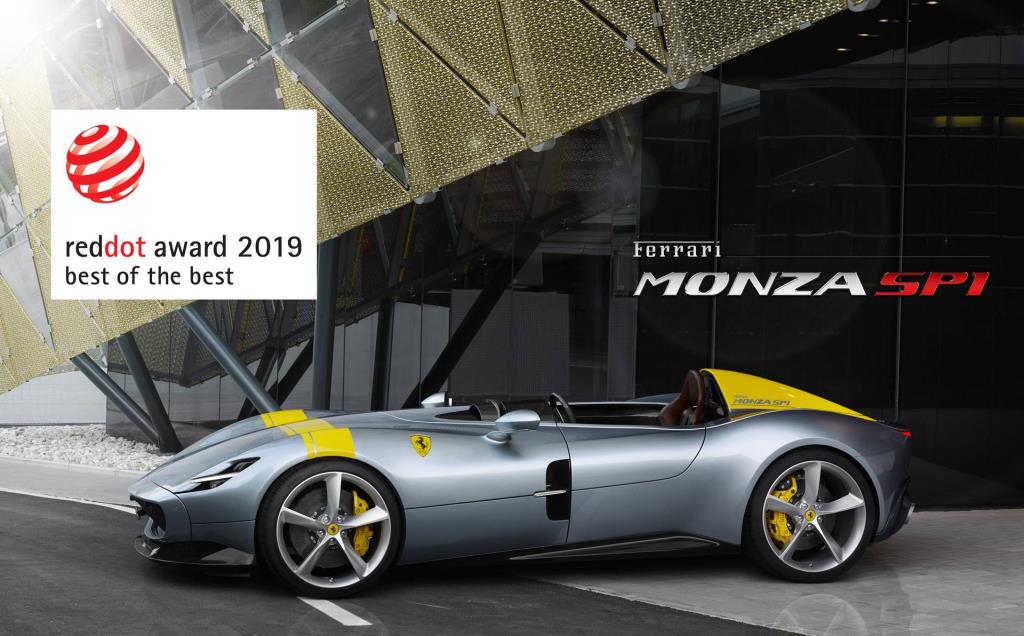 Ferrari Takes The Red Dot: Best Of The Best Award For The Monza SP1