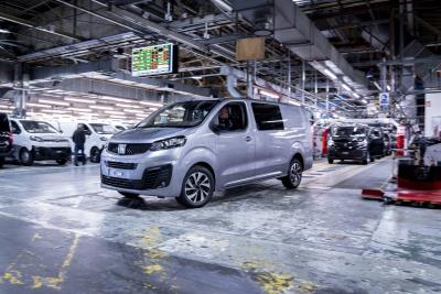 FIAT Professional Scudo rolls off the line at Luton Plant