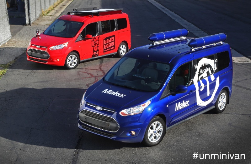FORD BRINGS CUSTOM TRANSIT CONNECT WAGONS TO MAKER FAIRE 2014; MAKERS GET A CHANCE TO MEET THE UNMINIVAN