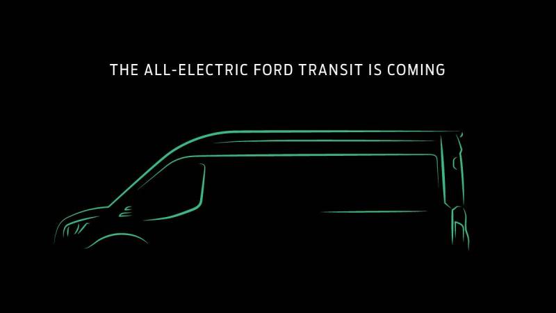 Ford To Offer All-Electric Transit; U.S.-Made, Zero-Emissions Van To Join All-Electric Mustang Mach-E & F-150 In Lineup
