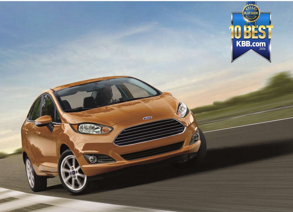 FORD FIESTA NAMED TO LIST OF 10 BEST BACK-TO-SCHOOL CARS OF 2016 BY KELLEY BLUE BOOK