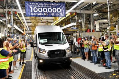Ford Kansas City Assembly Plant Assembles the One Millionth Transit in North America