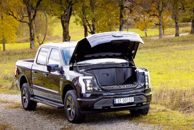 Customer takes home Norway's first F-150 Lightning