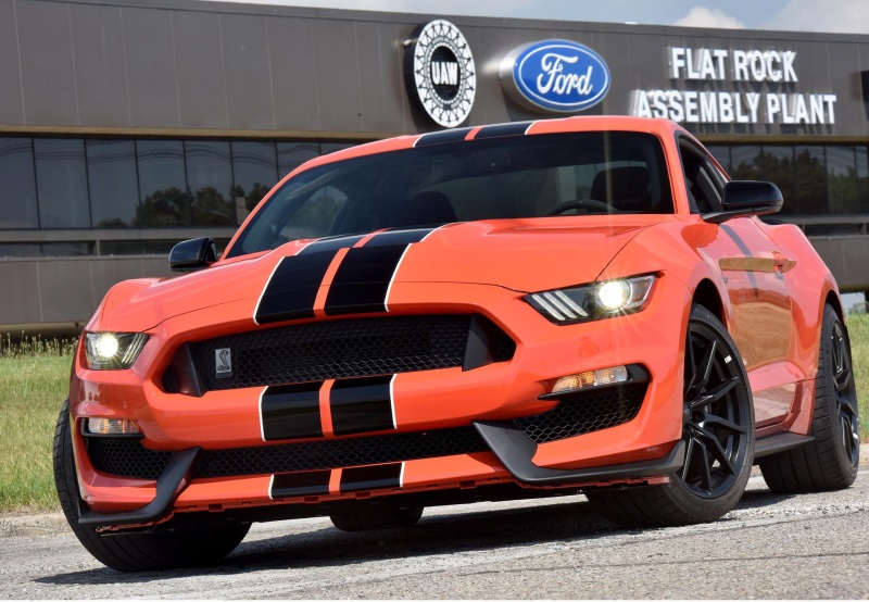 ALL-NEW FORD SHELBY® #GT350R MUSTANG ROARS OFF THE LINE AT FLAT ROCK ASSEMBLY PLANT