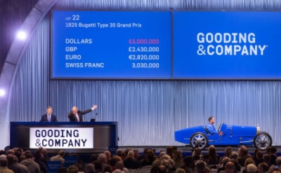 Gooding & Company Garners More Than $33.4 Million from The Finest Collector Cars at The Scottsdale Auctions