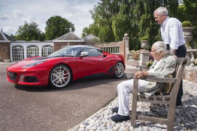 Hazel Chapman And The 100,000Th Lotus In 70Th Celebrations