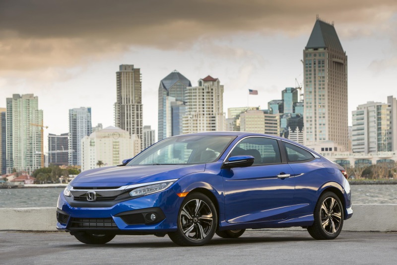 ALL-NEW 2016 HONDA CIVIC COUPE EARNS IIHS TOP SAFETY PICK+ RATING
