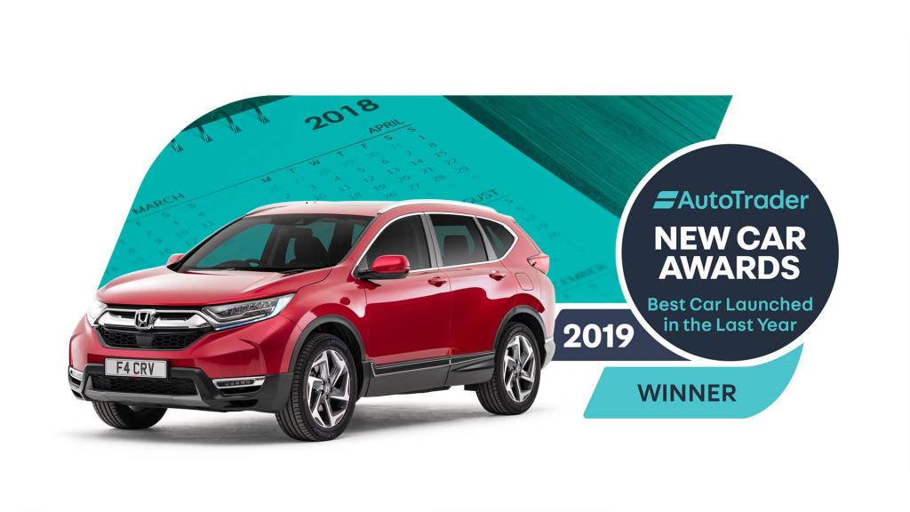 Honda CR-V Wins The Title Of 'Best Car Launched In The Last Year' In Auto Trader New Car Awards 2019