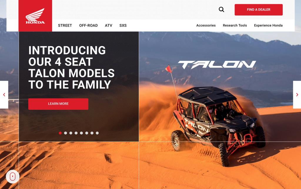 Honda Publishes Improved Consumer Website