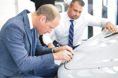 HRH The Duke Of Cambridge Meets The Team Behind McLaren Automotive, World-Beating British Sports And Supercar Maker