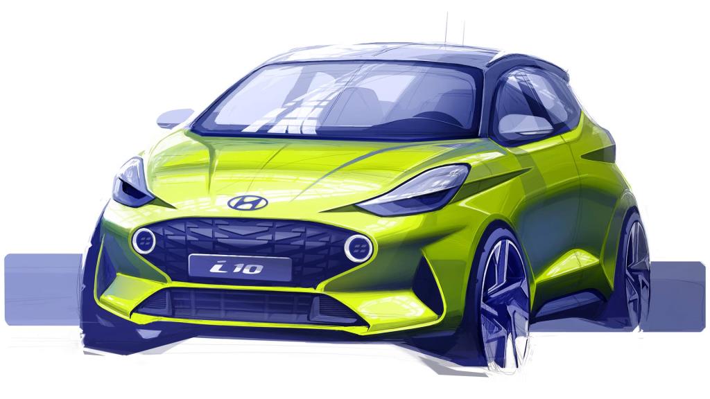 Hyundai Motor Reveals First Sketch Of The All-New i10