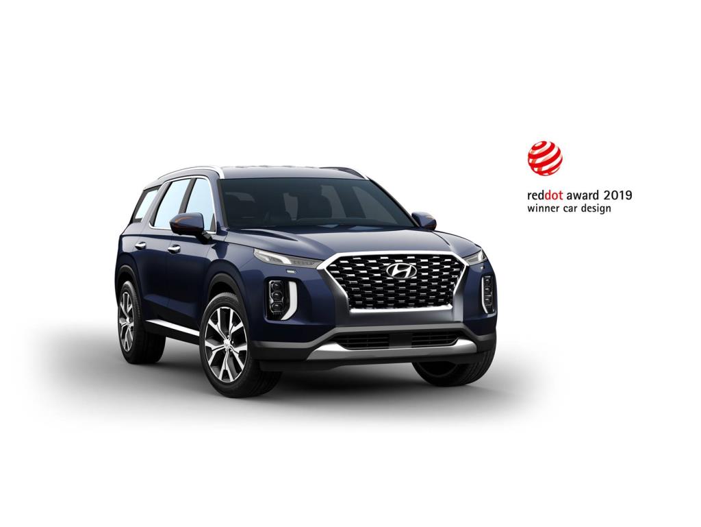 Hyundai Palisade Wins Prestigious Red Dot Award For Design Excellence