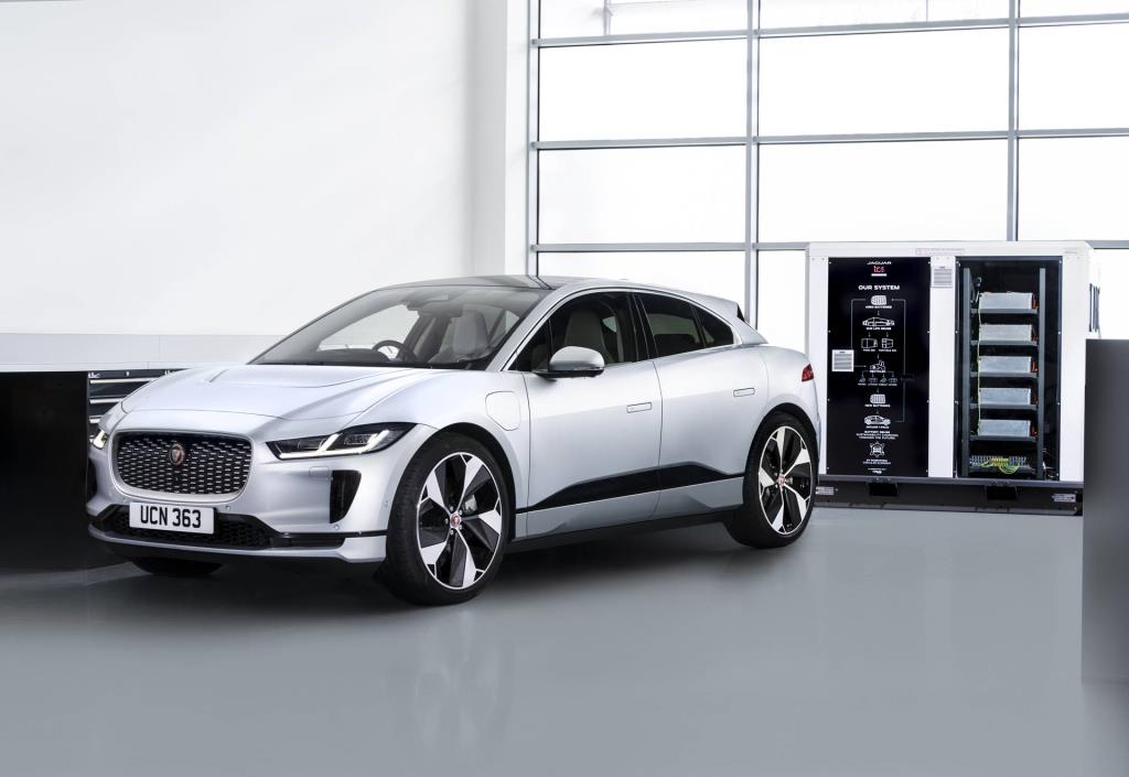 Second Life: Jaguar I-PACE Batteries Power Zero-Emission Energy Storage Unit