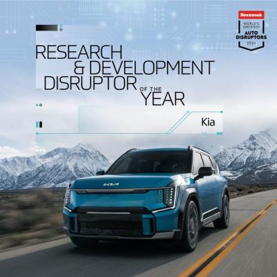 Kia honored with dual accolades at 2024 Newsweek World's Greatest Auto Disruptors Awards