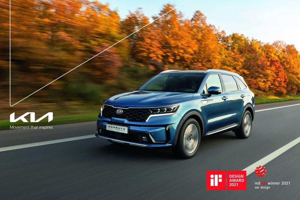 Kia Sorento triumphs in Red Dot and iF design award competitions