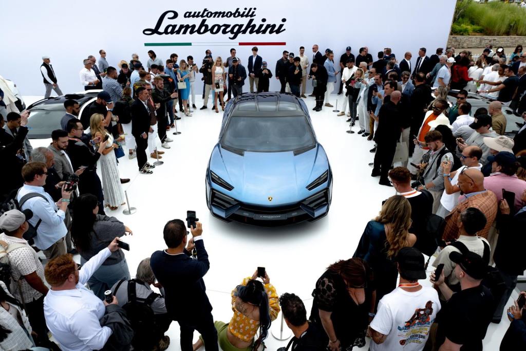 Lamborghini unveils all-electric 4th Model Concept during The Quail, A Motorsports Gathering