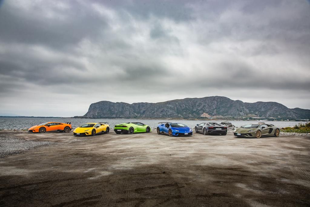 Lamborghini Avventura 2018: An Expedition Of Lamborghini Super Sports Cars Across The Norwegian Fjords