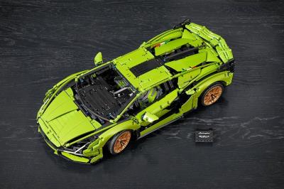 Automobili Lamborghini And The Lego Group Recreate The Lamborghini Sián Fkp 37: The Most Powerful Lamborghini Produced, In Lego® Technic