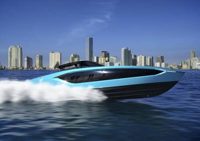 Automobili Lamborghini And The Italian Sea Group Unveil The Motor Yacht 'Tecnomar For Lamborghini 63'