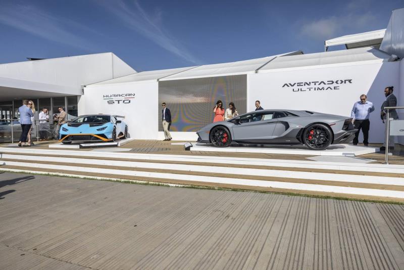 Automobili Lamborghini celebrates V12 and its Squadra Corse motorsport prowess on road and track, at Goodwood Festival of Speed 2021