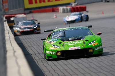 FIRST VICTORY FOR LAMBORGHINI IN THE INTERNATIONAL GT OPEN
