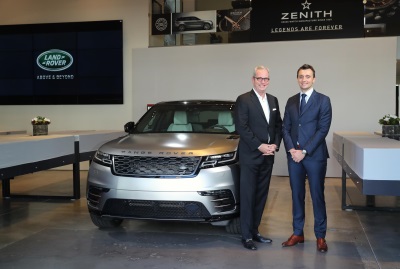 Land Rover And Premium Watchmaker Zenith Partner To Present The Range Rover Velar To West Coast Customers For First Time