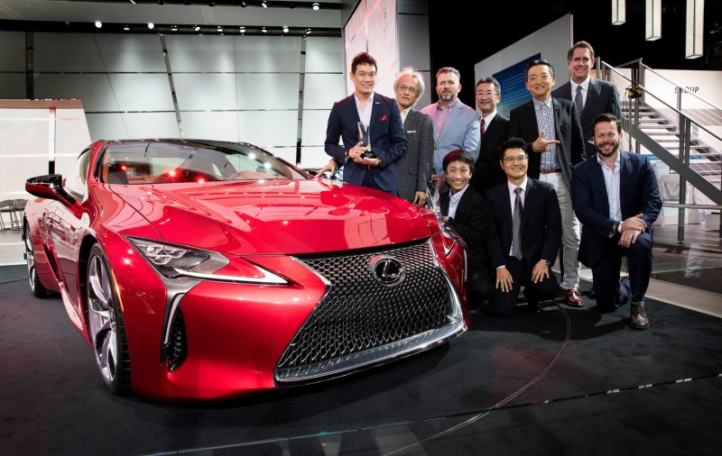 Lexus LC 500 Luxury Coupe Receives 2016 EyesOn Design Awards