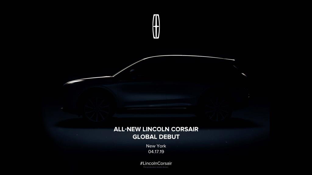 Lincoln To Debut All-New Corsair At New York International Auto Show
