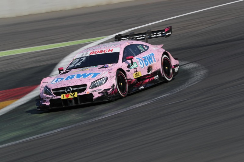 Lucas Auer In Spielberg: Quick Change Of Cars For The Pink Panther