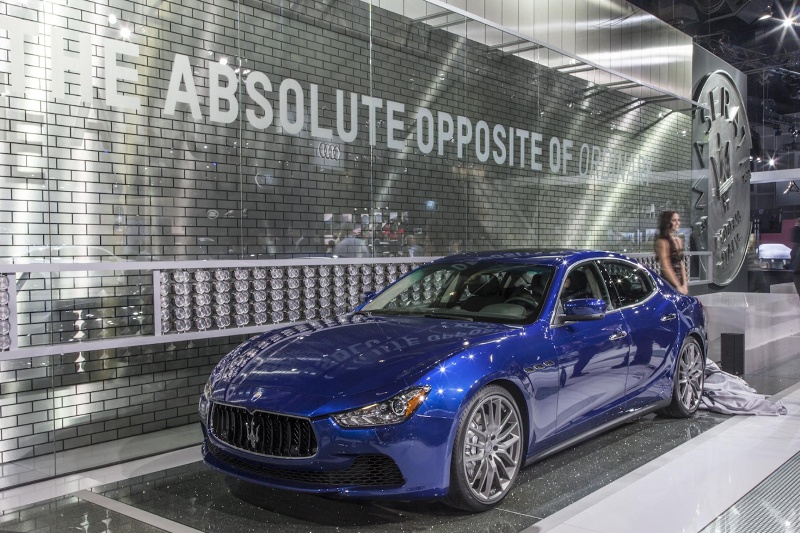 Maserati Ghibli On Stage In Los Angeles At The Start Of The 'Opposite Of Ordinary' Era