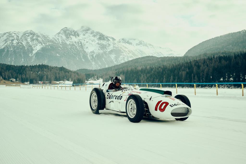 Maserati, Queen of Elegance on the frozen lake of St. Moritz