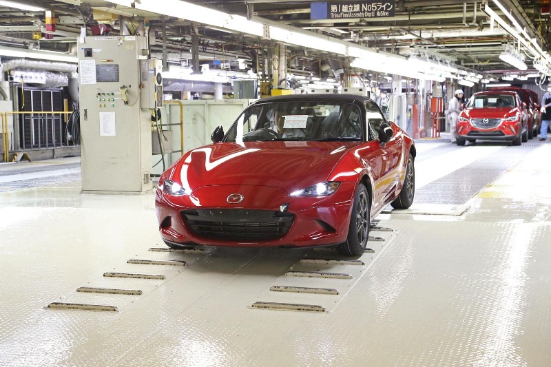 MAZDA STARTS PRODUCTION OF ALL-NEW MX-5