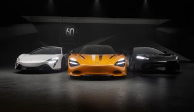 Exclusive 60th Anniversary options for McLaren supercars give customers an opportunity to personalize their new McLaren